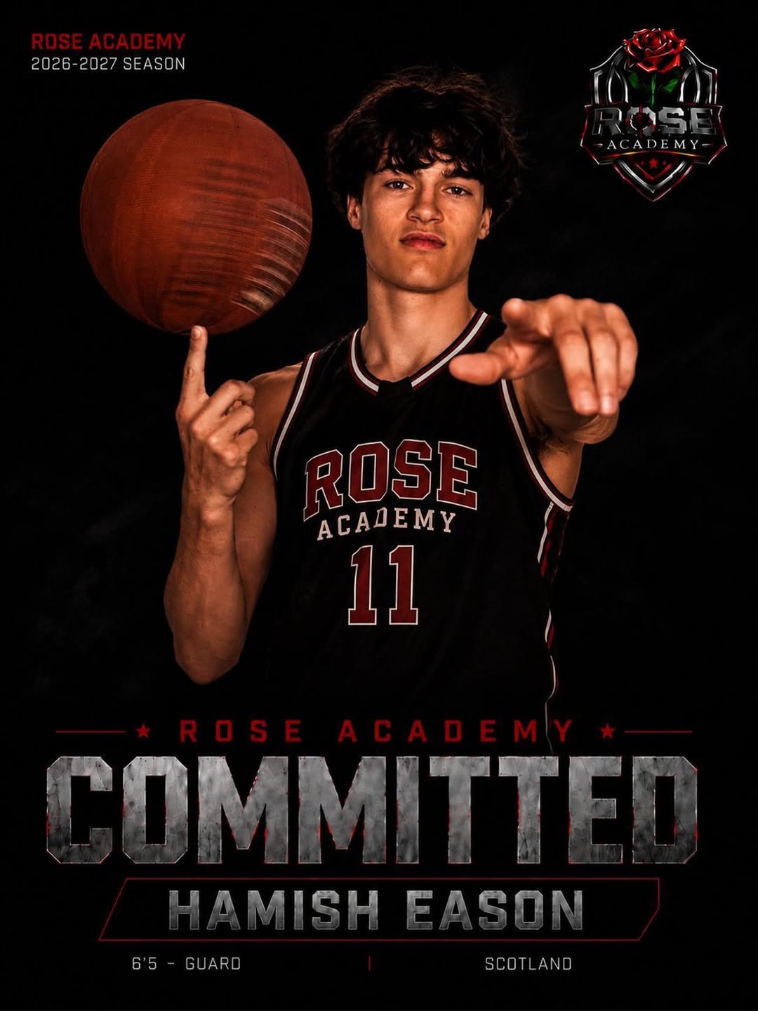 Hamish Eason — Rose Academy commitment announcement