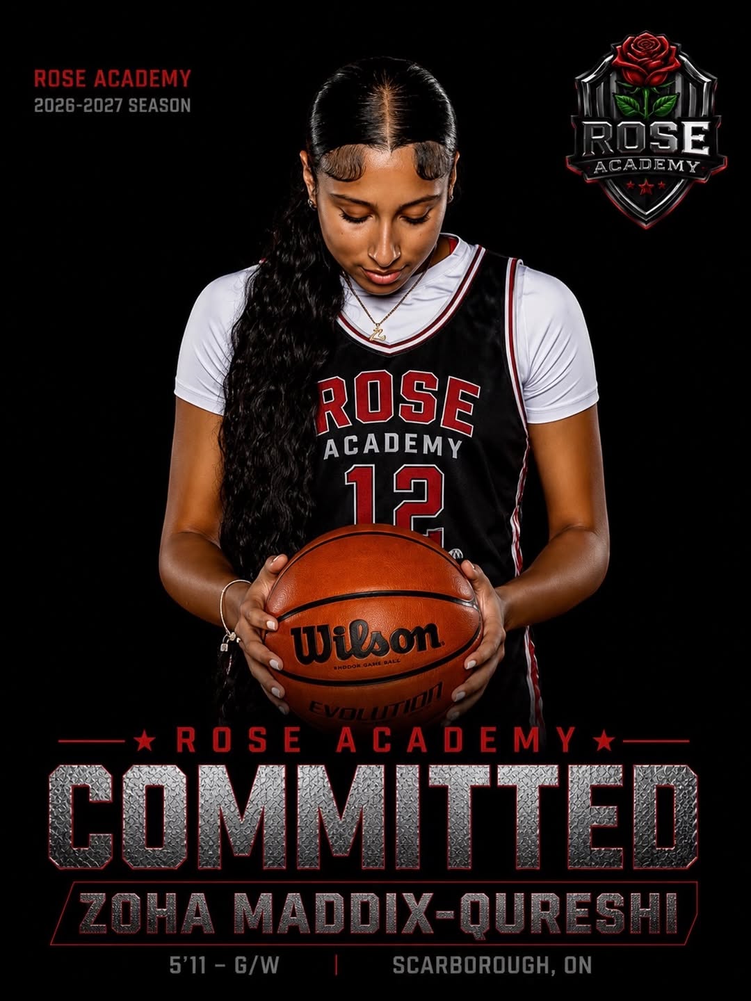 Zoha Maddix-Qureshi — Rose Academy commitment announcement