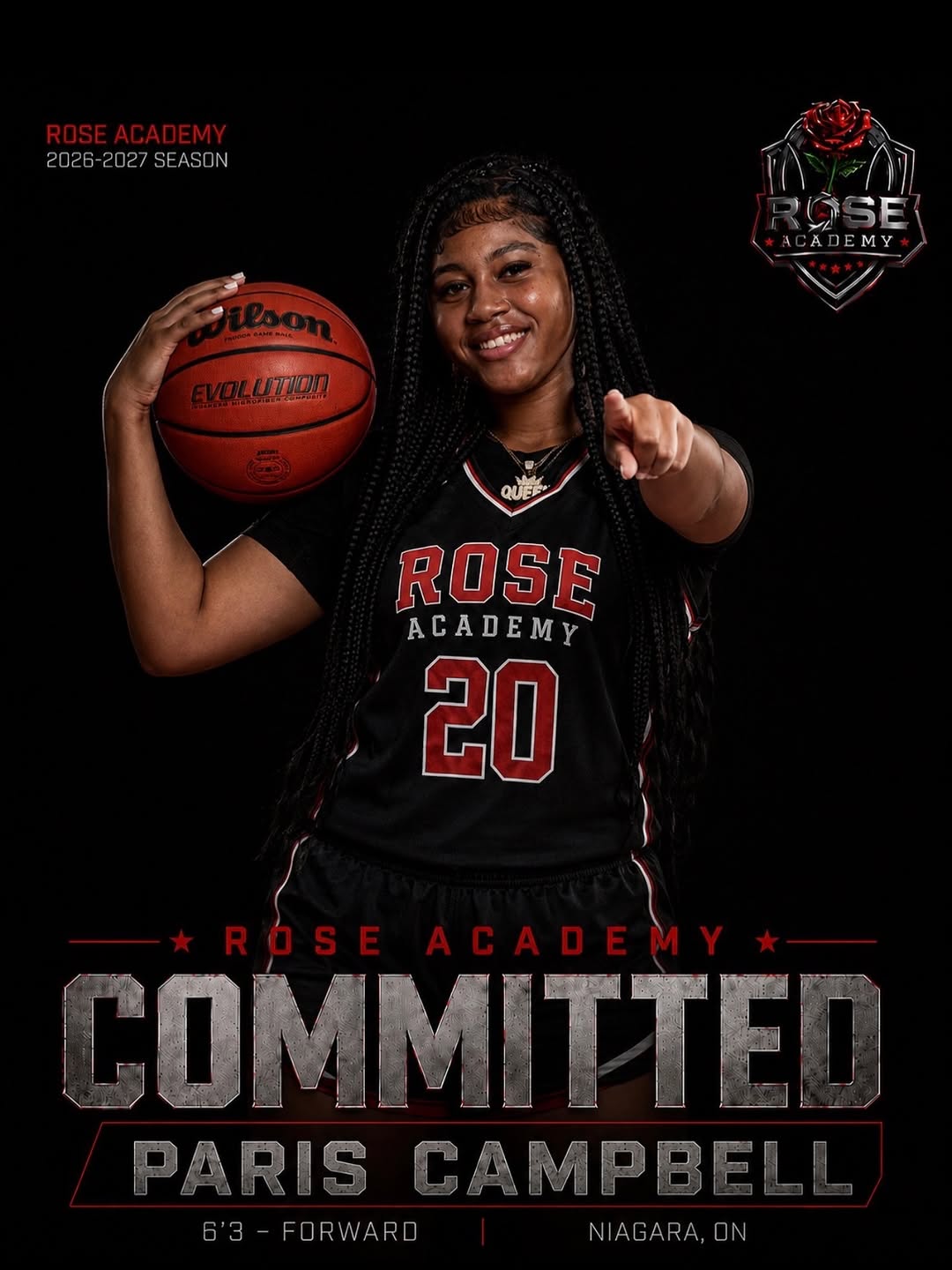 Paris Campbell — Rose Academy commitment announcement